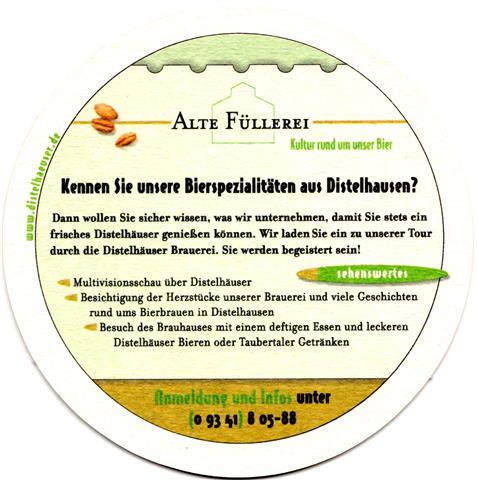 tauberbischofsheim tbb-bw distel grün rund 1b (215-alte füllerei) 